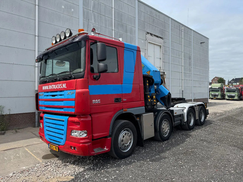 Kamion s kranom DAF XF 105.460 8X4 PALFINGER PK78002+ REMOTE CONTROL HUB REDUCTION TÜV TILL 03-2026: slika Kamion s kranom DAF XF 105.460 8X4 PALFINGER PK78002+ REMOTE CONTROL HUB REDUCTION TÜV TILL 03-2026