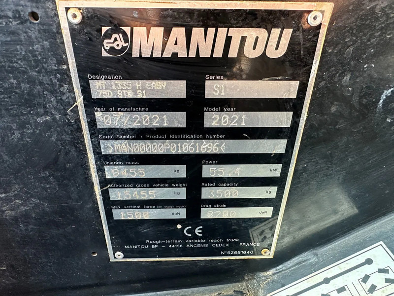 Manitou MT1335h EASY 75D, AUXILIARY HYDRAULIC PLUMBING, - Teleskopski rukovatelj: slika Manitou MT1335h EASY 75D, AUXILIARY HYDRAULIC PLUMBING, - Teleskopski rukovatelj Manitou MT1335h EASY 75D, AUXILIARY HYDRAULIC PLUMBING, - Teleskopski rukovatelj: slika Manitou MT1335h EASY 75D, AUXILIARY HYDRAULIC PLUMBING, - Teleskopski rukovatelj