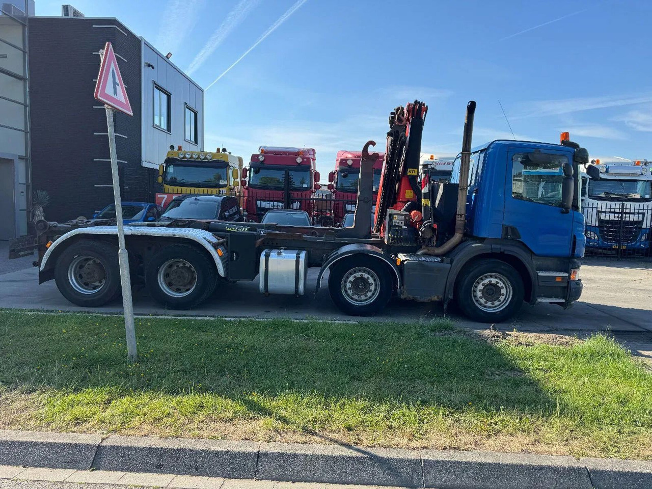 Kamion s kranom Scania P380 8X4 PALFINGER HOOK + PALFINGER PK16502 + RE: slika Kamion s kranom Scania P380 8X4 PALFINGER HOOK + PALFINGER PK16502 + RE