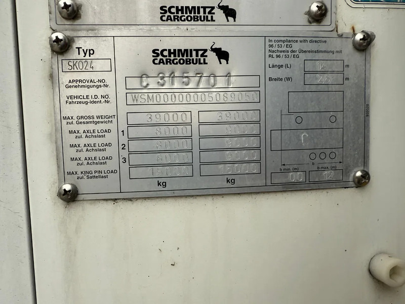 Schmitz Cargobull Schmitz Cargobull PRICES FROM €6950 TO €8950,- 40 X CARRIER 1850 MT D/E SAF AXELS - Poluprikolica hladnjača: slika Schmitz Cargobull Schmitz Cargobull PRICES FROM €6950 TO €8950,- 40 X CARRIER 1850 MT D/E SAF AXELS - Poluprikolica hladnjača Schmitz Cargobull Schmitz Cargobull PRICES FROM €6950 TO €8950,- 40 X CARRIER 1850 MT D/E SAF AXELS - Poluprikolica hladnjača: slika Schmitz Cargobull Schmitz Cargobull PRICES FROM €6950 TO €8950,- 40 X CARRIER 1850 MT D/E SAF AXELS - Poluprikolica hladnjača