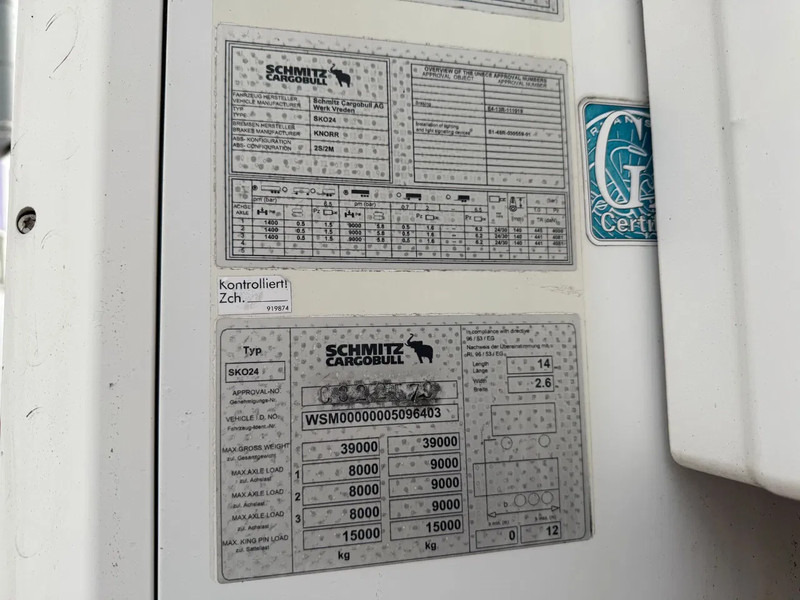 Schmitz Cargobull Schmitz Cargobull PRICES FROM €6950 TO €8950,- 40 X CARRIER 1850 MT D/E SAF AXELS - Poluprikolica hladnjača: slika Schmitz Cargobull Schmitz Cargobull PRICES FROM €6950 TO €8950,- 40 X CARRIER 1850 MT D/E SAF AXELS - Poluprikolica hladnjača Schmitz Cargobull Schmitz Cargobull PRICES FROM €6950 TO €8950,- 40 X CARRIER 1850 MT D/E SAF AXELS - Poluprikolica hladnjača: slika Schmitz Cargobull Schmitz Cargobull PRICES FROM €6950 TO €8950,- 40 X CARRIER 1850 MT D/E SAF AXELS - Poluprikolica hladnjača
