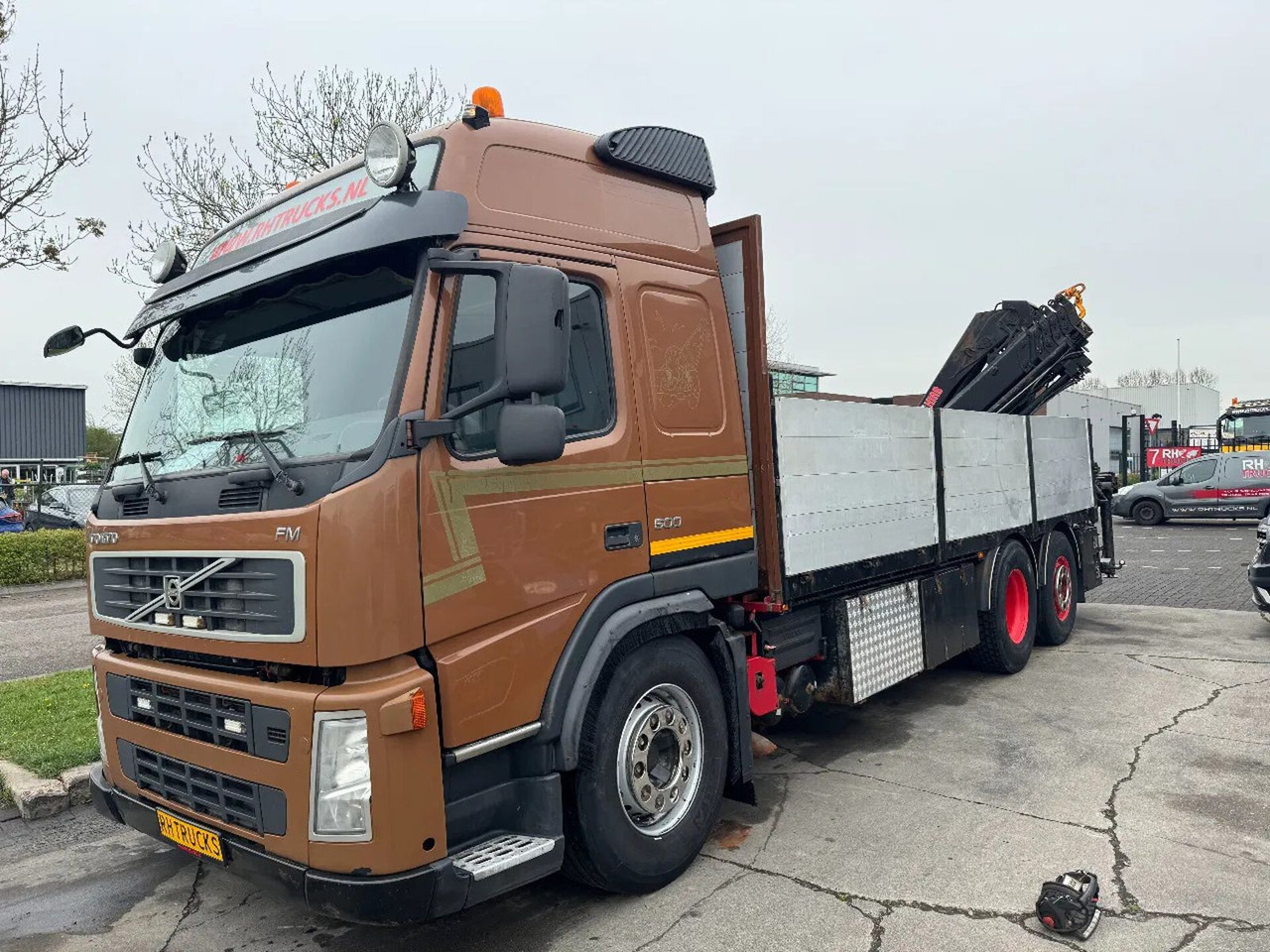 Kamion s otvorenim sandukom, Kamion s kranom Volvo FM 500 6X2 EURO 5 HIAB 211 EP5 + REMOTE CONTROL: slika Kamion s otvorenim sandukom, Kamion s kranom Volvo FM 500 6X2 EURO 5 HIAB 211 EP5 + REMOTE CONTROL