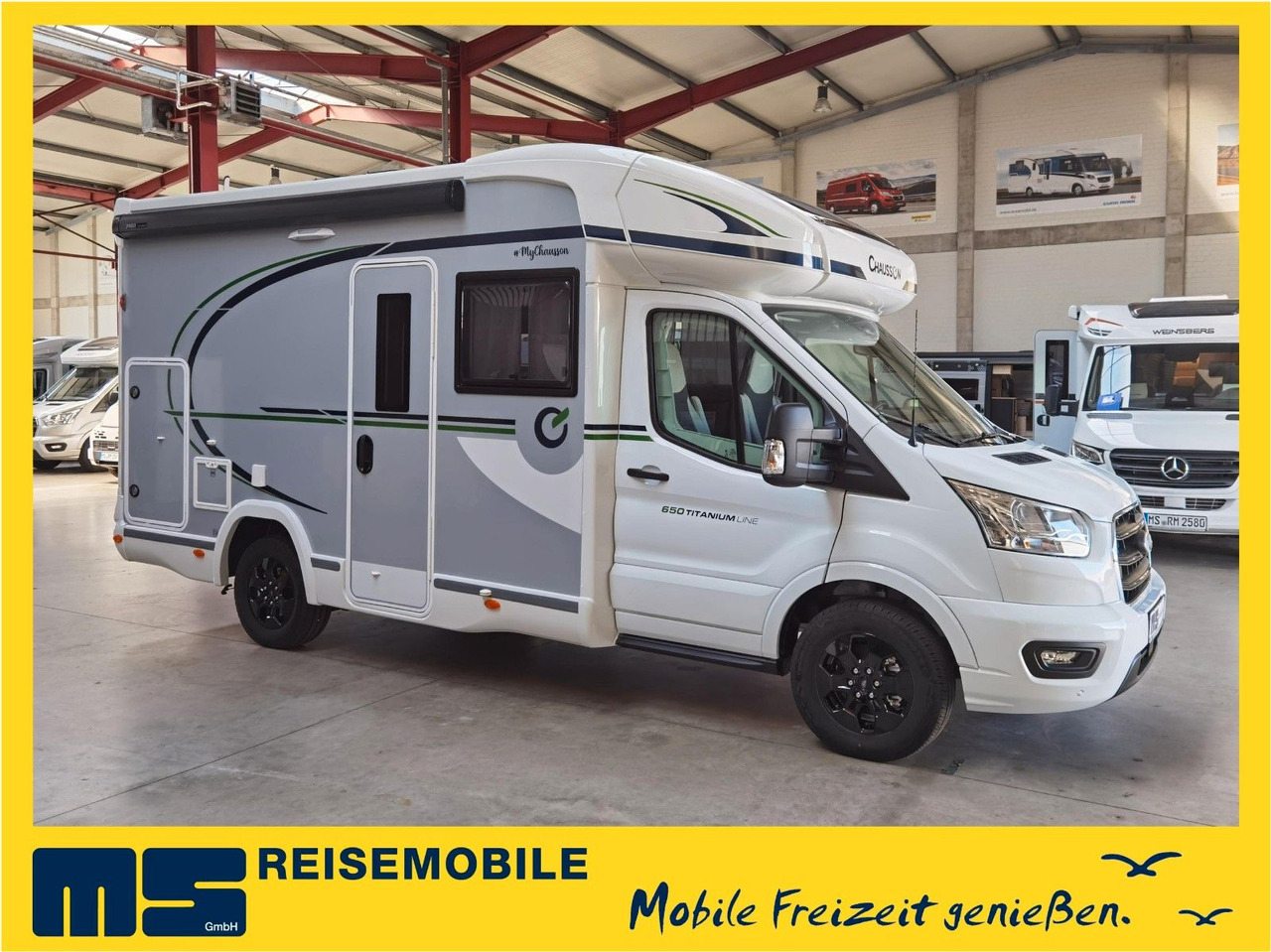 Chausson 650 TITANIUM / -2026- / 165PS-8G. / AHK/ HUBBETT - Poluintegrirani kamper: slika Chausson 650 TITANIUM / -2026- / 165PS-8G. / AHK/ HUBBETT - Poluintegrirani kamper Chausson 650 TITANIUM / -2026- / 165PS-8G. / AHK/ HUBBETT - Poluintegrirani kamper: slika Chausson 650 TITANIUM / -2026- / 165PS-8G. / AHK/ HUBBETT - Poluintegrirani kamper