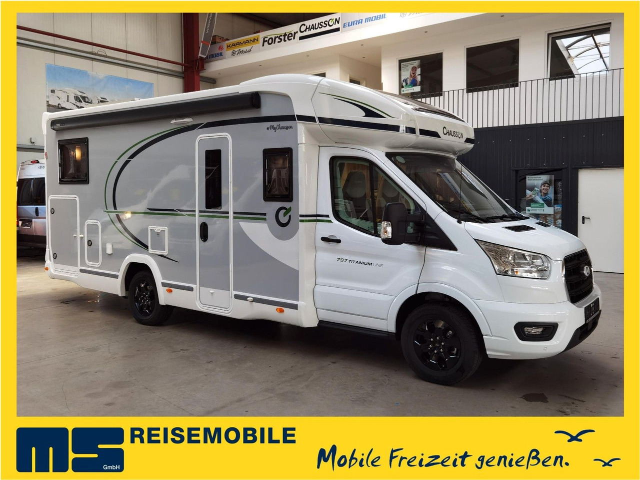 Chausson 797 TITANIUM / - 2026 - / 165PS - 8G. AUTOMATIK - Poluintegrirani kamper: slika Chausson 797 TITANIUM / - 2026 - / 165PS - 8G. AUTOMATIK - Poluintegrirani kamper Chausson 797 TITANIUM / - 2026 - / 165PS - 8G. AUTOMATIK - Poluintegrirani kamper: slika Chausson 797 TITANIUM / - 2026 - / 165PS - 8G. AUTOMATIK - Poluintegrirani kamper