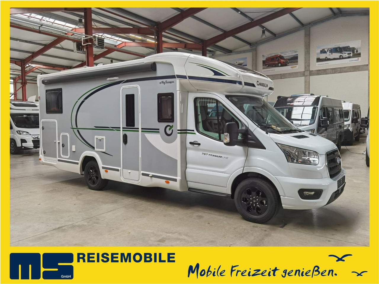 Chausson 797 TITANIUM / - 2026 - / 4.1T. / EINZELBETTEN - Poluintegrirani kamper: slika Chausson 797 TITANIUM / - 2026 - / 4.1T. / EINZELBETTEN - Poluintegrirani kamper Chausson 797 TITANIUM / - 2026 - / 4.1T. / EINZELBETTEN - Poluintegrirani kamper: slika Chausson 797 TITANIUM / - 2026 - / 4.1T. / EINZELBETTEN - Poluintegrirani kamper