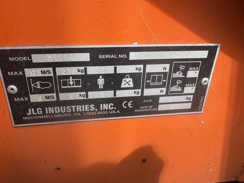 Zglobni krak JLG M450AJ Knikarmhoogwerker / Arbeitsbuhne / Articulating Boom lift 15,5M Werkhoogte Hybride 2014: slika Zglobni krak JLG M450AJ Knikarmhoogwerker / Arbeitsbuhne / Articulating Boom lift 15,5M Werkhoogte Hybride 2014