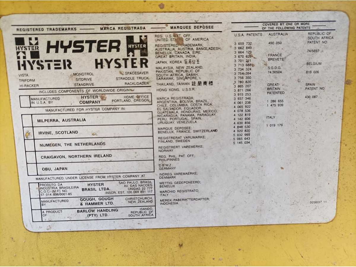1994 HYSTER A1.50XL FORKLIFT TRUCK - Viličar: slika 1994 HYSTER A1.50XL FORKLIFT TRUCK - Viličar 1994 HYSTER A1.50XL FORKLIFT TRUCK - Viličar: slika 1994 HYSTER A1.50XL FORKLIFT TRUCK - Viličar