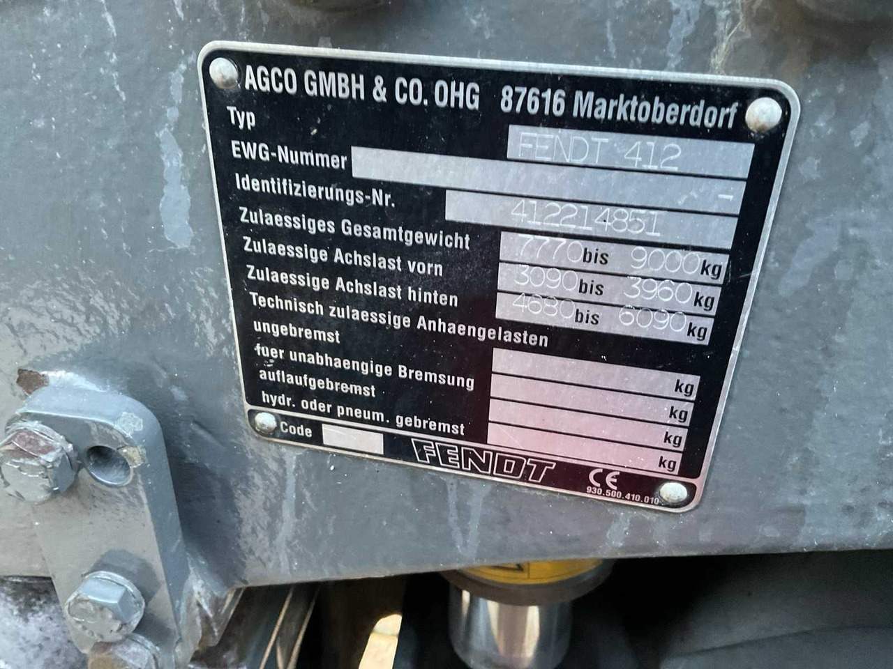 Traktor 2005 FENDT FARMER 412 VARIO ALL-WHEEL DRIVE FARM TRACTOR: slika Traktor 2005 FENDT FARMER 412 VARIO ALL-WHEEL DRIVE FARM TRACTOR Traktor 2005 FENDT FARMER 412 VARIO ALL-WHEEL DRIVE FARM TRACTOR: slika Traktor 2005 FENDT FARMER 412 VARIO ALL-WHEEL DRIVE FARM TRACTOR