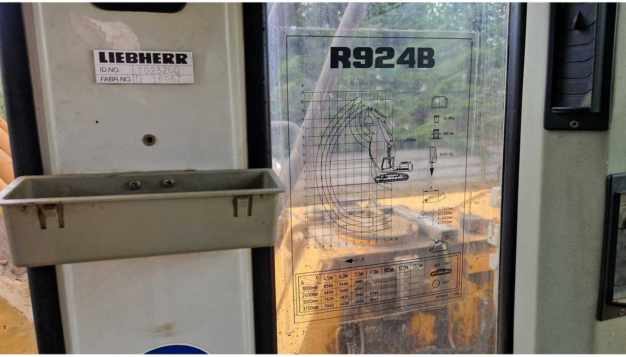 Bager 2006 LIEBHERR R924B LONG REACH TRACKED EXCAVATOR: slika Bager 2006 LIEBHERR R924B LONG REACH TRACKED EXCAVATOR