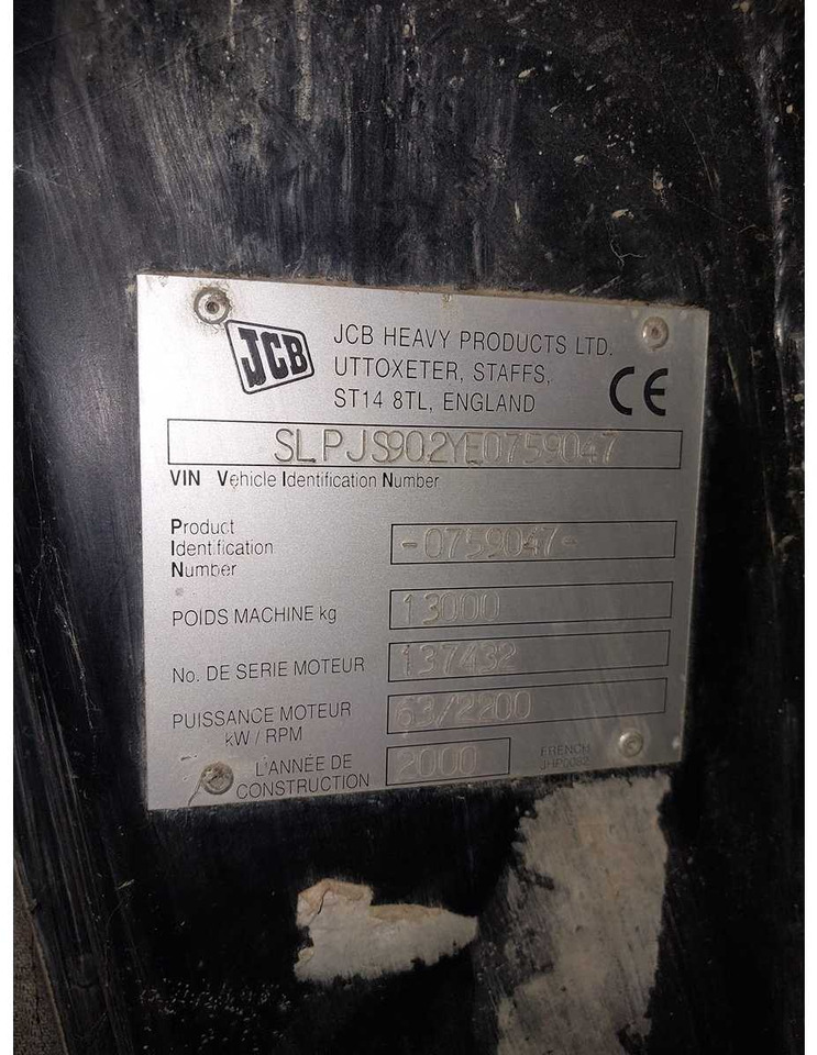 JCB - 2000 - JS130 - CRAWLER EXCAVATOR - Bager: slika JCB - 2000 - JS130 - CRAWLER EXCAVATOR - Bager JCB - 2000 - JS130 - CRAWLER EXCAVATOR - Bager: slika JCB - 2000 - JS130 - CRAWLER EXCAVATOR - Bager