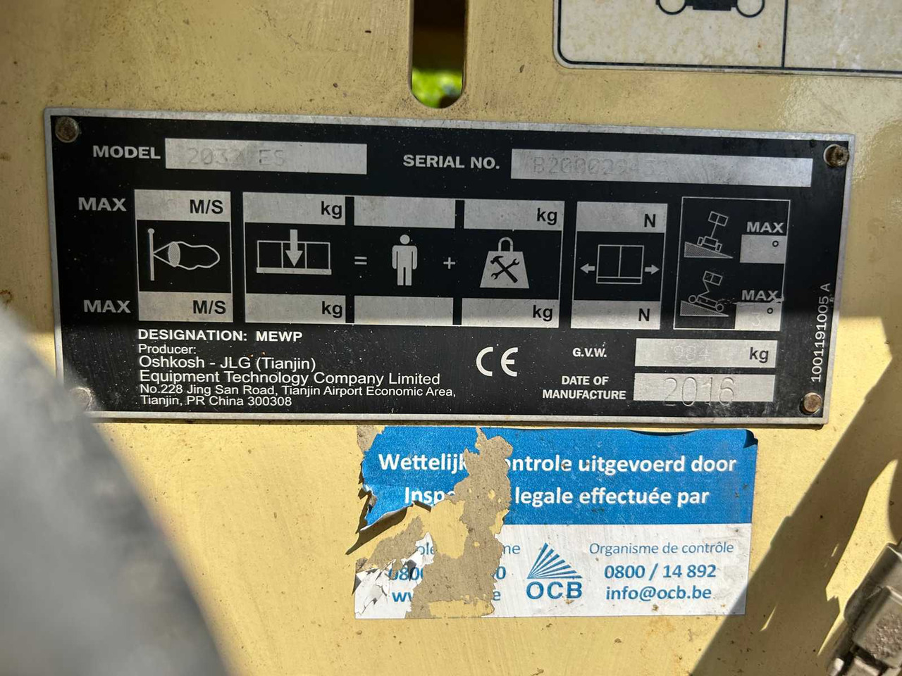 JLG 2032 ES - Podizna platforma: slika JLG 2032 ES - Podizna platforma JLG 2032 ES - Podizna platforma: slika JLG 2032 ES - Podizna platforma