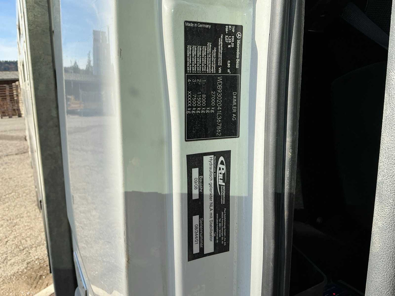 Kamion 2008 MERCEDES-BENZ ACTROS 2541 TRUCK WITH REAR CRANE: slika Kamion 2008 MERCEDES-BENZ ACTROS 2541 TRUCK WITH REAR CRANE