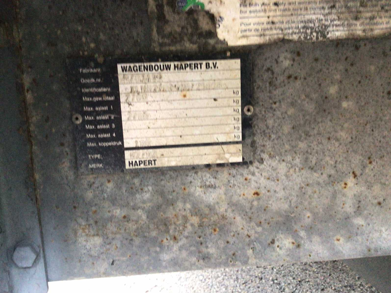 Prikolica 2010 HAPERT H2702 CAR TRAILER: slika Prikolica 2010 HAPERT H2702 CAR TRAILER