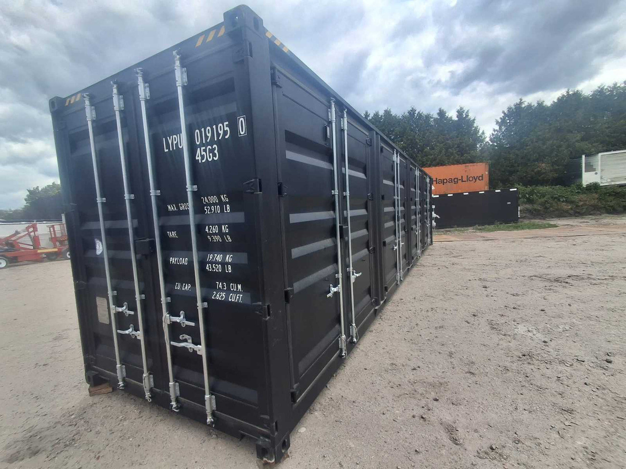 Rhino-Cross-Containers 40 ft High Cube Zwart - Brodski kontejner: slika Rhino-Cross-Containers 40 ft High Cube Zwart - Brodski kontejner Rhino-Cross-Containers 40 ft High Cube Zwart - Brodski kontejner: slika Rhino-Cross-Containers 40 ft High Cube Zwart - Brodski kontejner