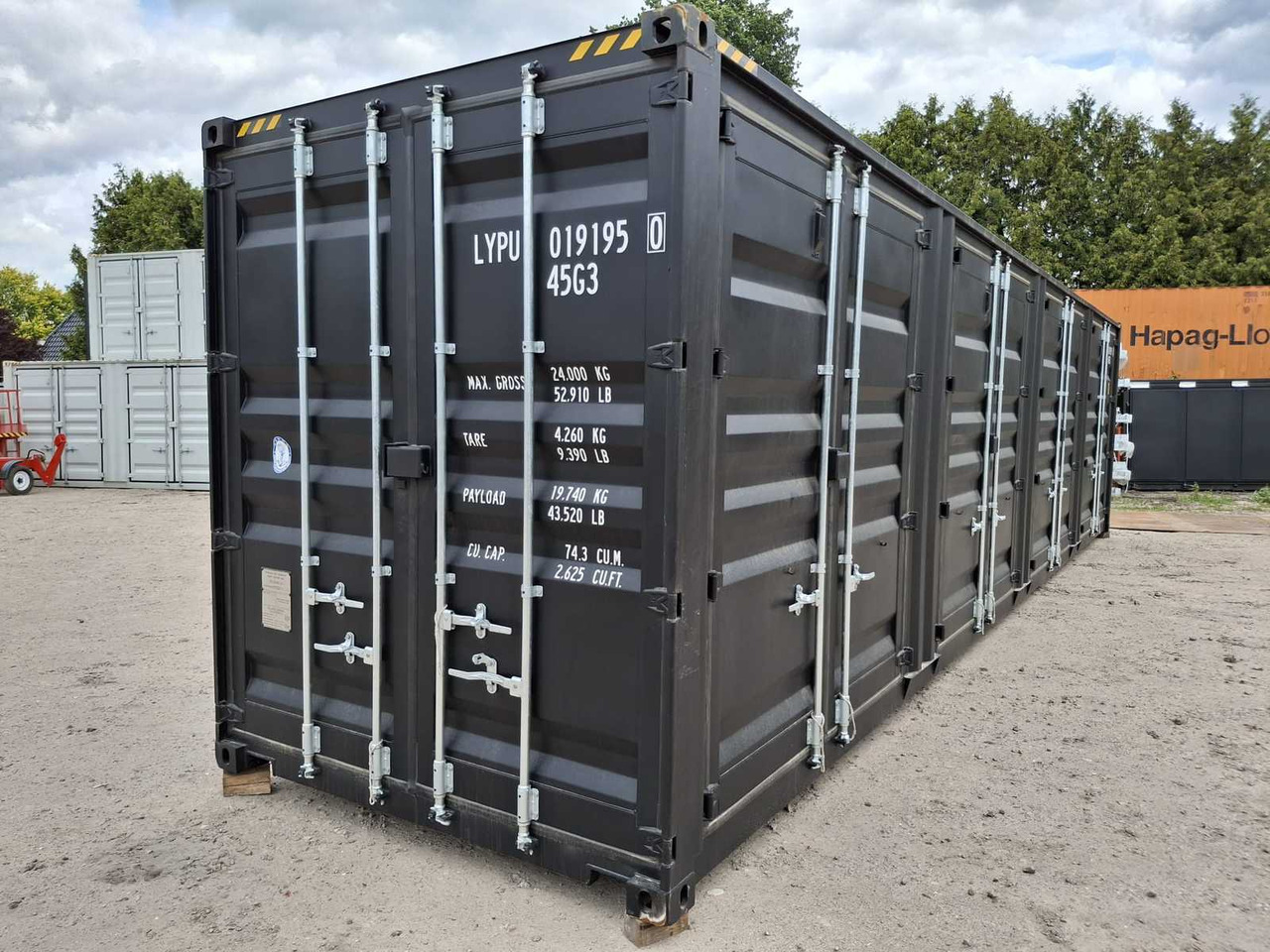 Rhino-Cross-Containers 40 ft High Cube Zwart - Brodski kontejner: slika Rhino-Cross-Containers 40 ft High Cube Zwart - Brodski kontejner Rhino-Cross-Containers 40 ft High Cube Zwart - Brodski kontejner: slika Rhino-Cross-Containers 40 ft High Cube Zwart - Brodski kontejner