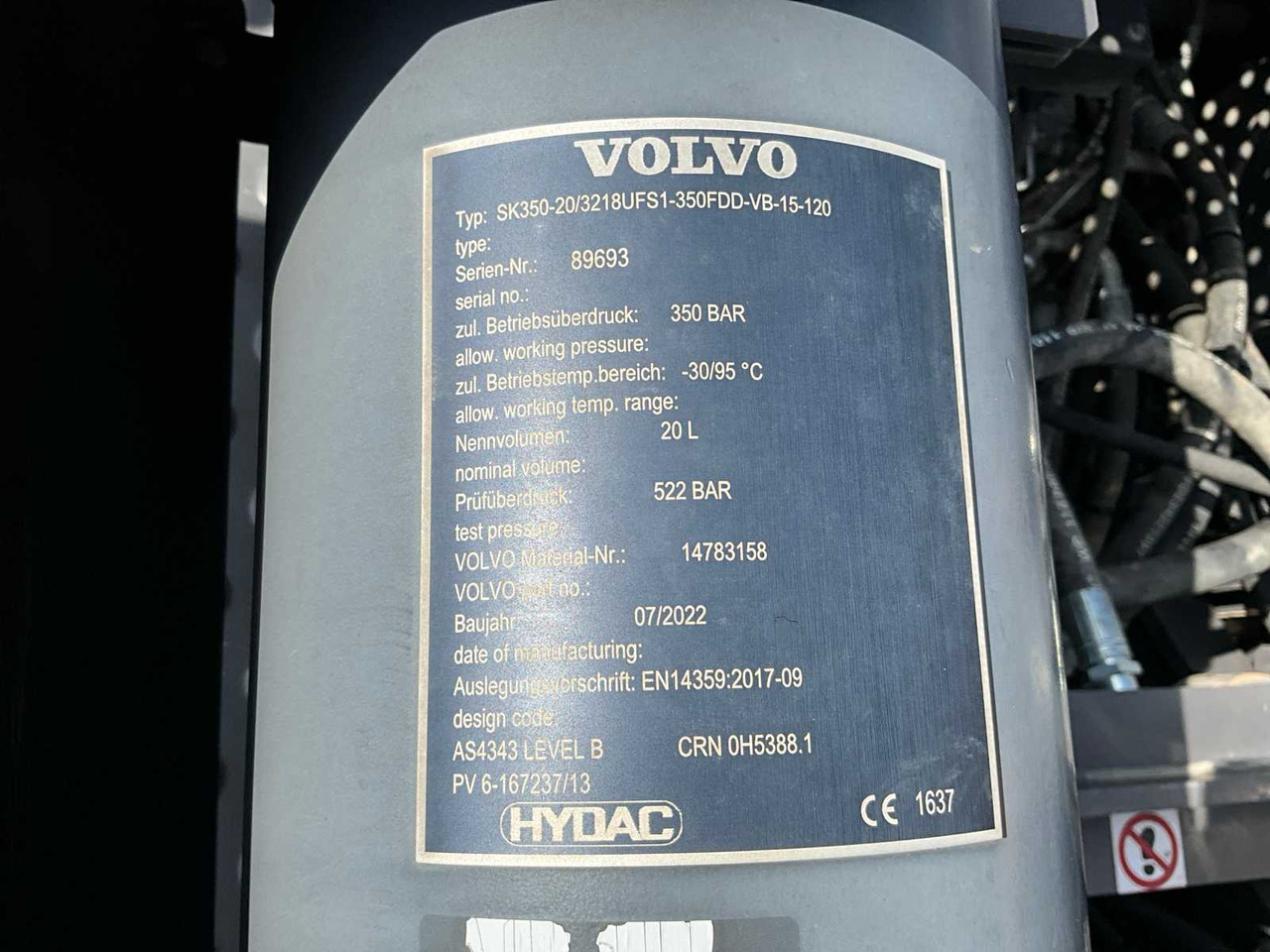 Bager gusjeničar Volvo EC250EL: slika Bager gusjeničar Volvo EC250EL