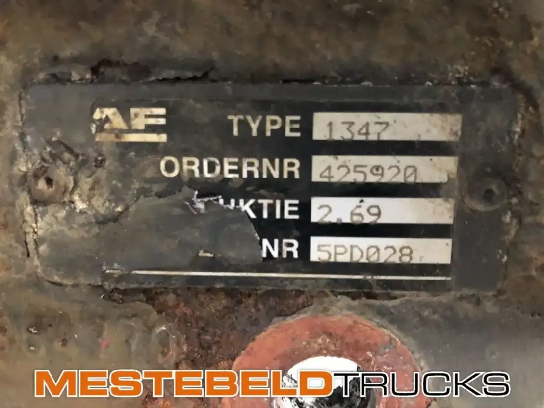 DAF Differentieel 1347 -2.69 - Drugi strojevi: slika DAF Differentieel 1347 -2.69 - Drugi strojevi DAF Differentieel 1347 -2.69 - Drugi strojevi: slika DAF Differentieel 1347 -2.69 - Drugi strojevi