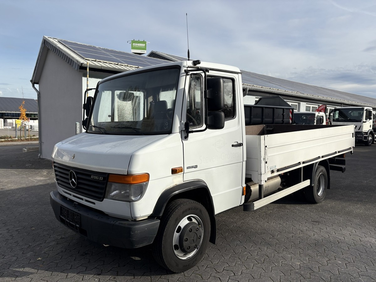 MERCEDES-BENZ Vario 816D Alupritsche 1 Hand - Dostavno vozilo s ravnom platformom: slika MERCEDES-BENZ Vario 816D Alupritsche 1 Hand - Dostavno vozilo s ravnom platformom MERCEDES-BENZ Vario 816D Alupritsche 1 Hand - Dostavno vozilo s ravnom platformom: slika MERCEDES-BENZ Vario 816D Alupritsche 1 Hand - Dostavno vozilo s ravnom platformom
