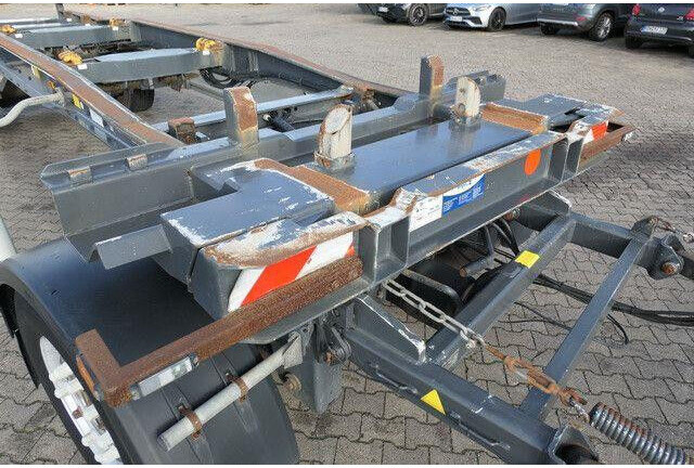 Transporter kontejnera/ Prikolica s izmjenjivim sanducima Huffermann HSA 18.70 LS, Schlitten, Alu-Felgen, Staukasten: slika Transporter kontejnera/ Prikolica s izmjenjivim sanducima Huffermann HSA 18.70 LS, Schlitten, Alu-Felgen, Staukasten