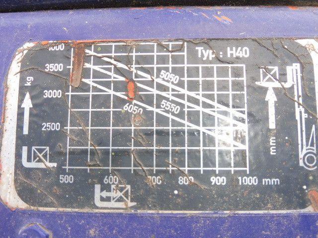 Diesel viličar Linde H40D, Hubkraft 4to., 850Std., Hubhöhe 3,25m: slika Diesel viličar Linde H40D, Hubkraft 4to., 850Std., Hubhöhe 3,25m