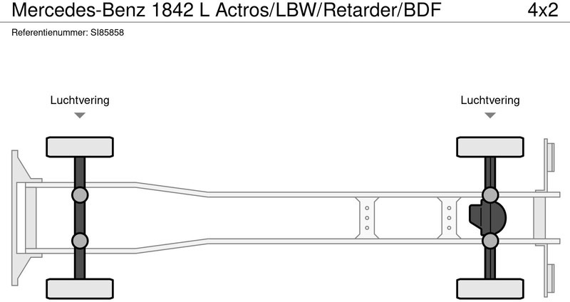 Kamion-šasija Mercedes-Benz 1842 L Actros/LBW/Retarder/BDF: slika Kamion-šasija Mercedes-Benz 1842 L Actros/LBW/Retarder/BDF Kamion-šasija Mercedes-Benz 1842 L Actros/LBW/Retarder/BDF: slika Kamion-šasija Mercedes-Benz 1842 L Actros/LBW/Retarder/BDF
