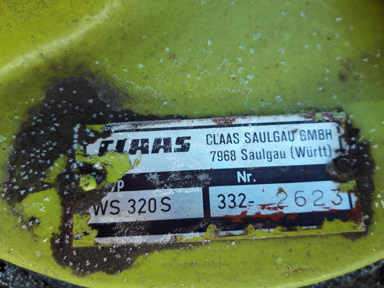 CLAAS WS 320 S - Prevrtač sijena/ Grabulje: slika CLAAS WS 320 S - Prevrtač sijena/ Grabulje CLAAS WS 320 S - Prevrtač sijena/ Grabulje: slika CLAAS WS 320 S - Prevrtač sijena/ Grabulje
