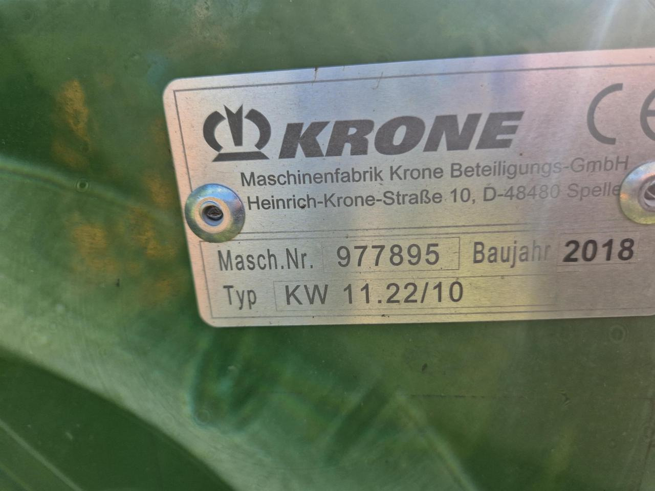 Krone KW 11.22 - Prevrtač sijena/ Grabulje: slika Krone KW 11.22 - Prevrtač sijena/ Grabulje Krone KW 11.22 - Prevrtač sijena/ Grabulje: slika Krone KW 11.22 - Prevrtač sijena/ Grabulje