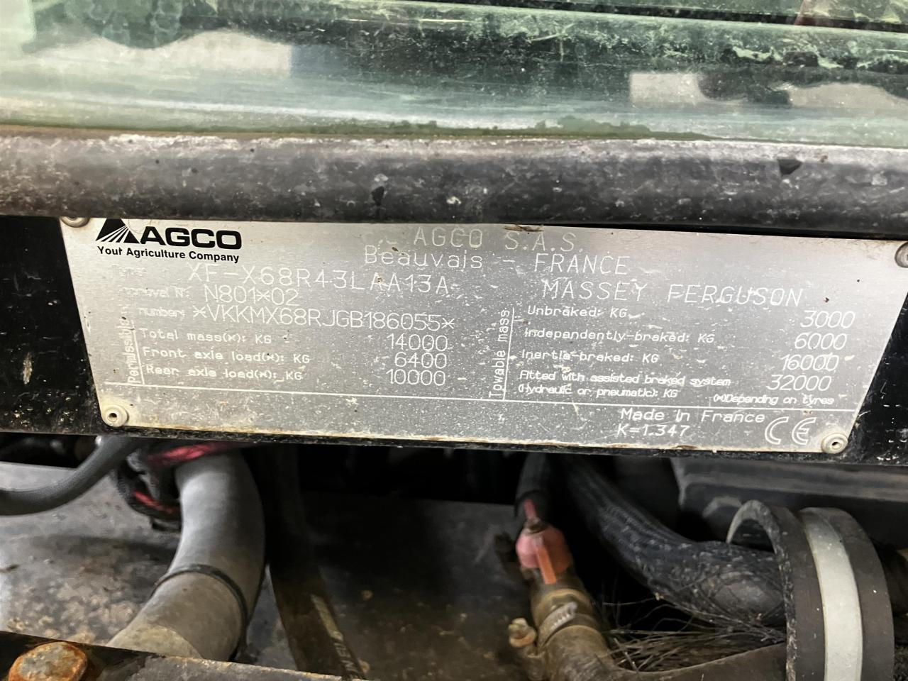 Traktor Massey Ferguson 7726: slika Traktor Massey Ferguson 7726