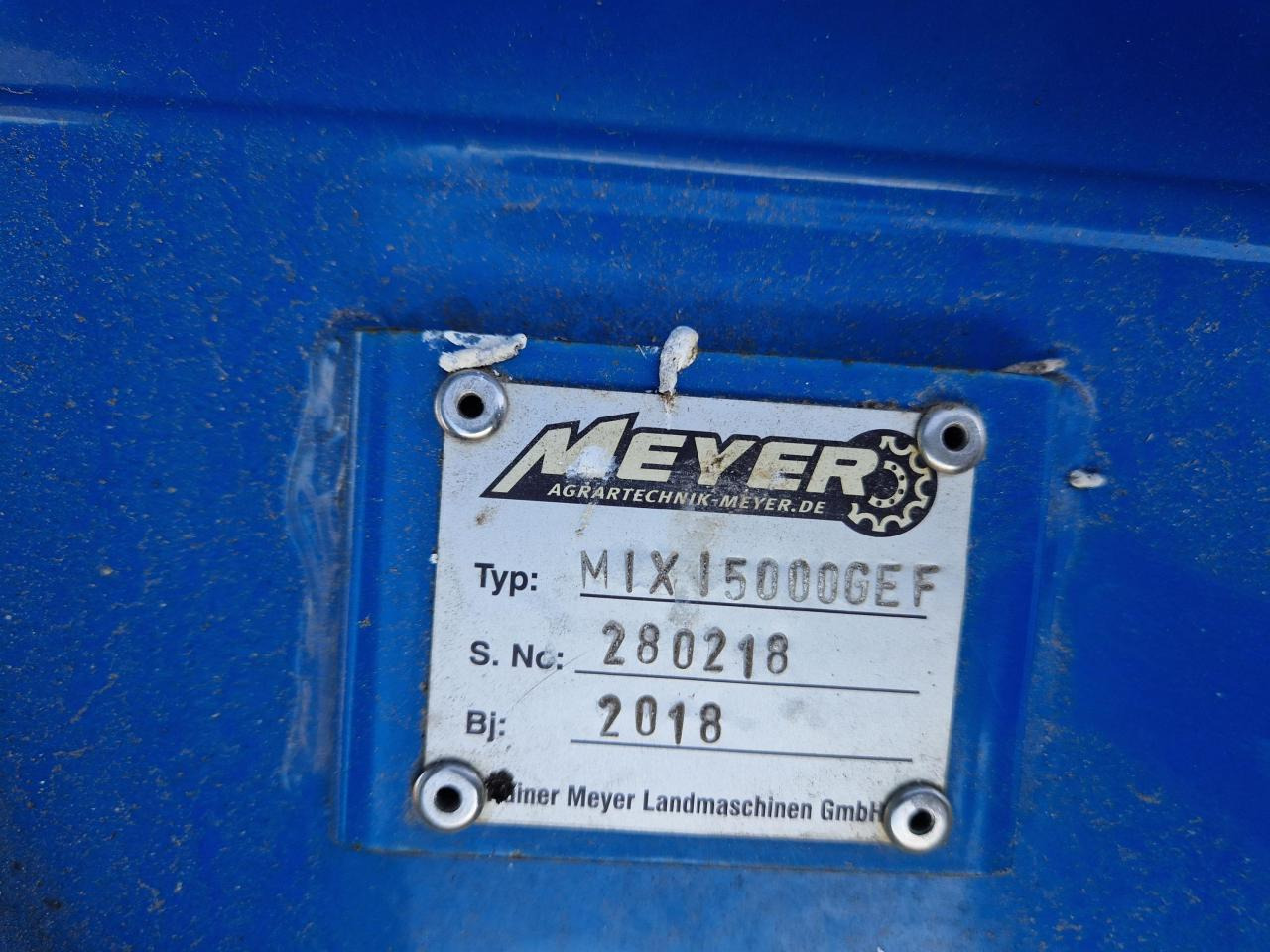 Oprema za gnojenje Meyer MIXI 5000 GEF: slika Oprema za gnojenje Meyer MIXI 5000 GEF