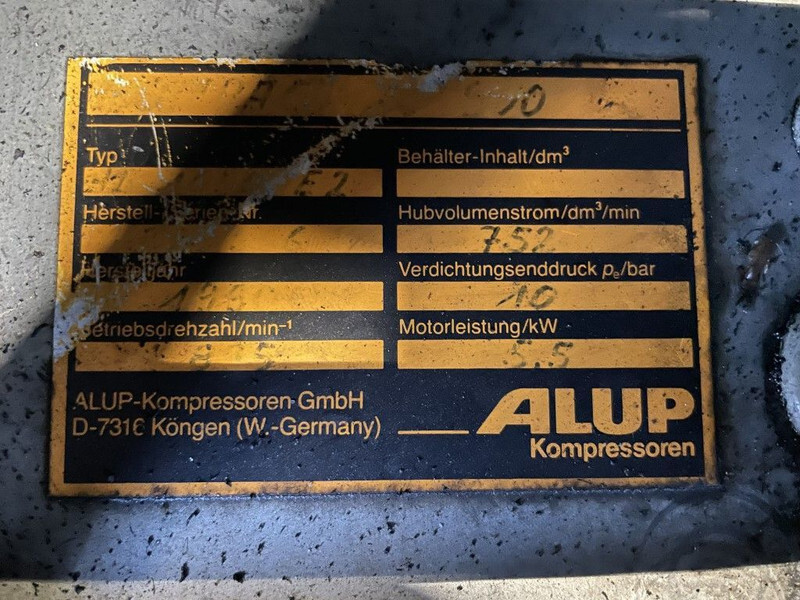 Zračni kompresor Alup C900 Silent zuigercompressor, 5,5 kW, 750 L/min. 10 Bar: slika Zračni kompresor Alup C900 Silent zuigercompressor, 5,5 kW, 750 L/min. 10 Bar