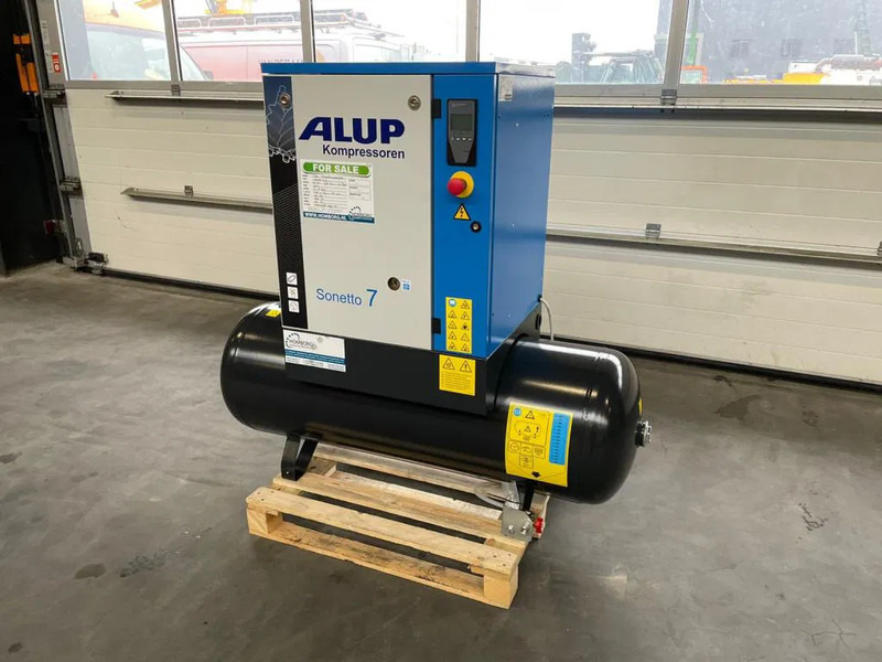 Alup Sonetto 7.5 + 200 Elektrische Schroefcompressor 5.5 kw 780 L / min 10 Bar - Zračni kompresor: slika Alup Sonetto 7.5 + 200 Elektrische Schroefcompressor 5.5 kw 780 L / min 10 Bar - Zračni kompresor Alup Sonetto 7.5 + 200 Elektrische Schroefcompressor 5.5 kw 780 L / min 10 Bar - Zračni kompresor: slika Alup Sonetto 7.5 + 200 Elektrische Schroefcompressor 5.5 kw 780 L / min 10 Bar - Zračni kompresor