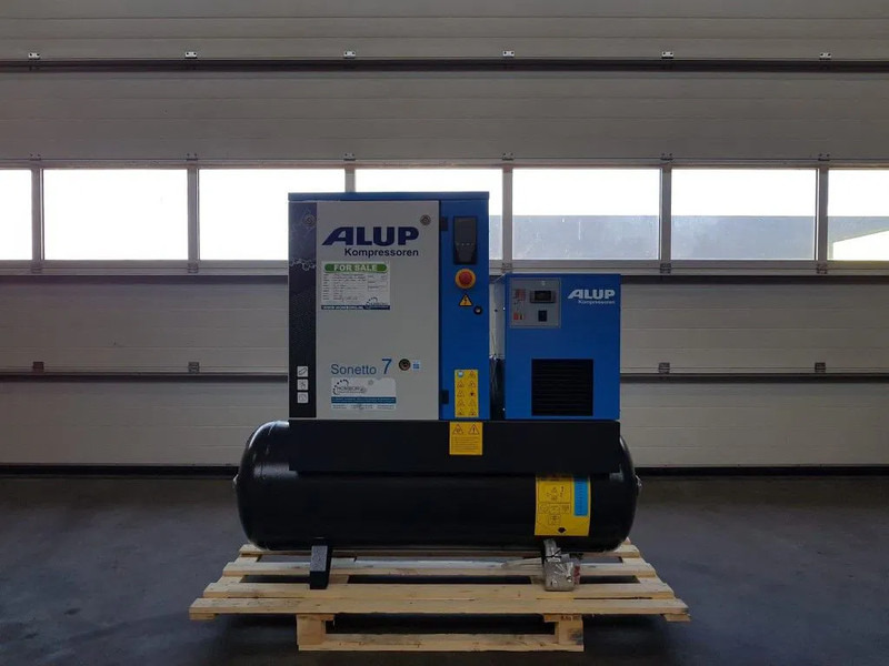 Alup Sonetto 7.5 + 200 Elektrische Schroefcompressor met ketel en droger 5.5 kW 750 L / min 10 Bar - Zračni kompresor: slika Alup Sonetto 7.5 + 200 Elektrische Schroefcompressor met ketel en droger 5.5 kW 750 L / min 10 Bar - Zračni kompresor Alup Sonetto 7.5 + 200 Elektrische Schroefcompressor met ketel en droger 5.5 kW 750 L / min 10 Bar - Zračni kompresor: slika Alup Sonetto 7.5 + 200 Elektrische Schroefcompressor met ketel en droger 5.5 kW 750 L / min 10 Bar - Zračni kompresor