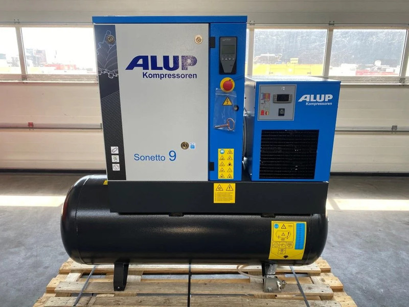 Alup Sonetto 9+ 270 Elektrische Schroefcompressor met ketel en droger 7.5 kW 980 L / min 10 Bar - Zračni kompresor: slika Alup Sonetto 9+ 270 Elektrische Schroefcompressor met ketel en droger 7.5 kW 980 L / min 10 Bar - Zračni kompresor Alup Sonetto 9+ 270 Elektrische Schroefcompressor met ketel en droger 7.5 kW 980 L / min 10 Bar - Zračni kompresor: slika Alup Sonetto 9+ 270 Elektrische Schroefcompressor met ketel en droger 7.5 kW 980 L / min 10 Bar - Zračni kompresor