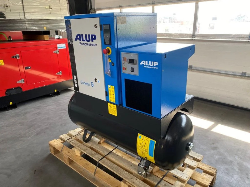 Alup Sonetto 9+ 270 Elektrische Schroefcompressor met ketel en droger 7.5 kW 980 L / min 10 Bar - Zračni kompresor: slika Alup Sonetto 9+ 270 Elektrische Schroefcompressor met ketel en droger 7.5 kW 980 L / min 10 Bar - Zračni kompresor Alup Sonetto 9+ 270 Elektrische Schroefcompressor met ketel en droger 7.5 kW 980 L / min 10 Bar - Zračni kompresor: slika Alup Sonetto 9+ 270 Elektrische Schroefcompressor met ketel en droger 7.5 kW 980 L / min 10 Bar - Zračni kompresor