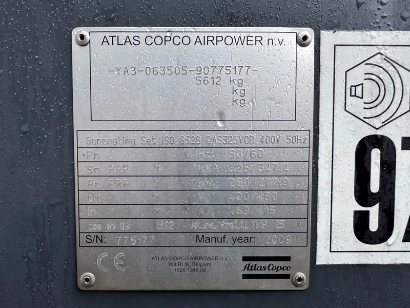 Atlas-Copco QAS 325 VOD Volvo Leroy Somer 325 kVA Silent Rental generatorset - Generatorski set: slika Atlas-Copco QAS 325 VOD Volvo Leroy Somer 325 kVA Silent Rental generatorset - Generatorski set Atlas-Copco QAS 325 VOD Volvo Leroy Somer 325 kVA Silent Rental generatorset - Generatorski set: slika Atlas-Copco QAS 325 VOD Volvo Leroy Somer 325 kVA Silent Rental generatorset - Generatorski set