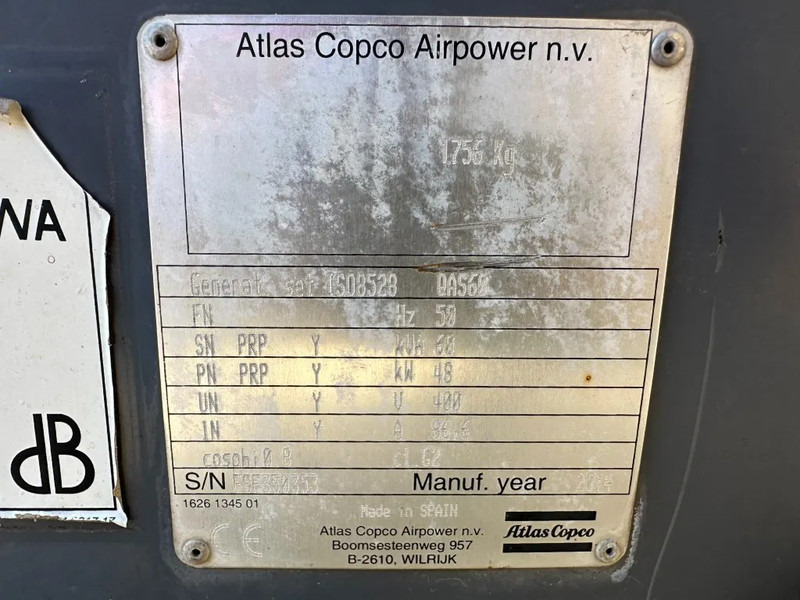 Atlas-Copco QAS 60 Perkins Leroy Somer 60 kVA Silent Rental generatorset - Generatorski set: slika Atlas-Copco QAS 60 Perkins Leroy Somer 60 kVA Silent Rental generatorset - Generatorski set Atlas-Copco QAS 60 Perkins Leroy Somer 60 kVA Silent Rental generatorset - Generatorski set: slika Atlas-Copco QAS 60 Perkins Leroy Somer 60 kVA Silent Rental generatorset - Generatorski set