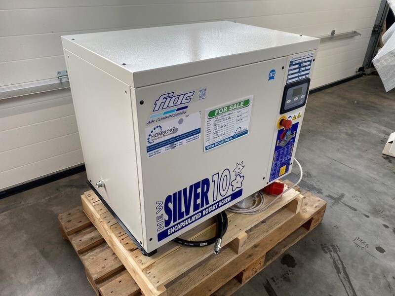 Fiac New Silver 10 Silent 7.5 kW 860 L / min 10 bar Elektrische Schroefcompressor - Zračni kompresor: slika Fiac New Silver 10 Silent 7.5 kW 860 L / min 10 bar Elektrische Schroefcompressor - Zračni kompresor Fiac New Silver 10 Silent 7.5 kW 860 L / min 10 bar Elektrische Schroefcompressor - Zračni kompresor: slika Fiac New Silver 10 Silent 7.5 kW 860 L / min 10 bar Elektrische Schroefcompressor - Zračni kompresor