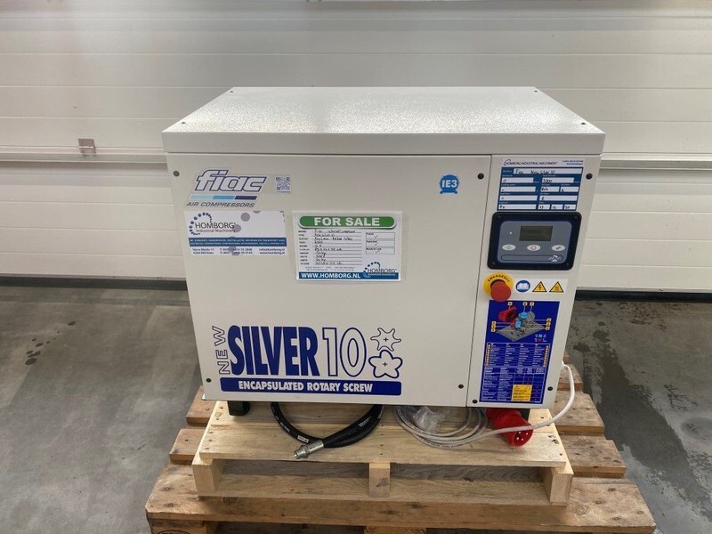 Fiac New Silver 10 Silent 7.5 kW 860 L / min 10 bar Elektrische Schroefcompressor - Zračni kompresor: slika Fiac New Silver 10 Silent 7.5 kW 860 L / min 10 bar Elektrische Schroefcompressor - Zračni kompresor Fiac New Silver 10 Silent 7.5 kW 860 L / min 10 bar Elektrische Schroefcompressor - Zračni kompresor: slika Fiac New Silver 10 Silent 7.5 kW 860 L / min 10 bar Elektrische Schroefcompressor - Zračni kompresor