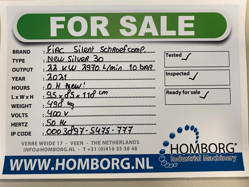 Fiac New Silver 30 Silent 22 KW 2970 L / min 10 Bar Elektrische Schroefcompressor - Zračni kompresor: slika Fiac New Silver 30 Silent 22 KW 2970 L / min 10 Bar Elektrische Schroefcompressor - Zračni kompresor Fiac New Silver 30 Silent 22 KW 2970 L / min 10 Bar Elektrische Schroefcompressor - Zračni kompresor: slika Fiac New Silver 30 Silent 22 KW 2970 L / min 10 Bar Elektrische Schroefcompressor - Zračni kompresor