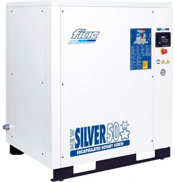 Fiac New Silver 50 Silent 37 kW 5000 L / min 10 Bar Elektrische Schroefcompressor - Zračni kompresor: slika Fiac New Silver 50 Silent 37 kW 5000 L / min 10 Bar Elektrische Schroefcompressor - Zračni kompresor Fiac New Silver 50 Silent 37 kW 5000 L / min 10 Bar Elektrische Schroefcompressor - Zračni kompresor: slika Fiac New Silver 50 Silent 37 kW 5000 L / min 10 Bar Elektrische Schroefcompressor - Zračni kompresor