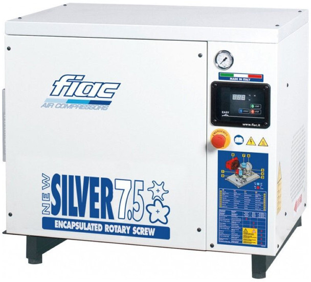 Fiac New Silver 7.5 Silent 5.5 kW 720 L / min 10 Bar Elektrische Schroefcompressor - Zračni kompresor: slika Fiac New Silver 7.5 Silent 5.5 kW 720 L / min 10 Bar Elektrische Schroefcompressor - Zračni kompresor Fiac New Silver 7.5 Silent 5.5 kW 720 L / min 10 Bar Elektrische Schroefcompressor - Zračni kompresor: slika Fiac New Silver 7.5 Silent 5.5 kW 720 L / min 10 Bar Elektrische Schroefcompressor - Zračni kompresor