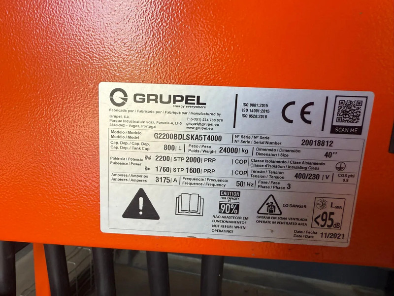 Grupel Baudouin 2200 kVA Silent generatorset in 40 ft container Overstock New ! - Generatorski set: slika Grupel Baudouin 2200 kVA Silent generatorset in 40 ft container Overstock New ! - Generatorski set Grupel Baudouin 2200 kVA Silent generatorset in 40 ft container Overstock New ! - Generatorski set: slika Grupel Baudouin 2200 kVA Silent generatorset in 40 ft container Overstock New ! - Generatorski set