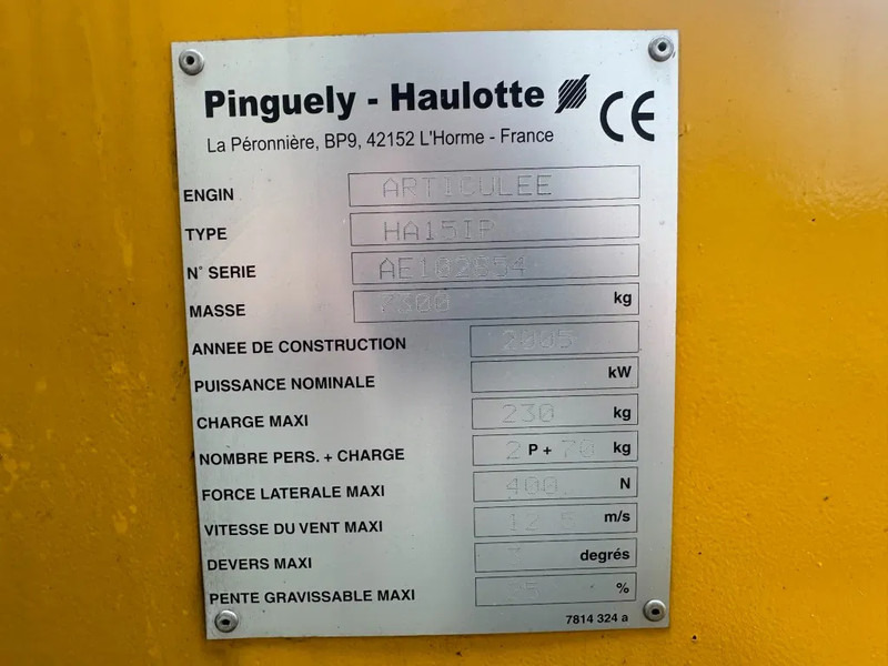 Haulotte HA15IP 15 meter werkhoogte Knikarm Elektra Hoogwerker as New ! Accu 2020 - Zglobni krak: slika Haulotte HA15IP 15 meter werkhoogte Knikarm Elektra Hoogwerker as New ! Accu 2020 - Zglobni krak Haulotte HA15IP 15 meter werkhoogte Knikarm Elektra Hoogwerker as New ! Accu 2020 - Zglobni krak: slika Haulotte HA15IP 15 meter werkhoogte Knikarm Elektra Hoogwerker as New ! Accu 2020 - Zglobni krak