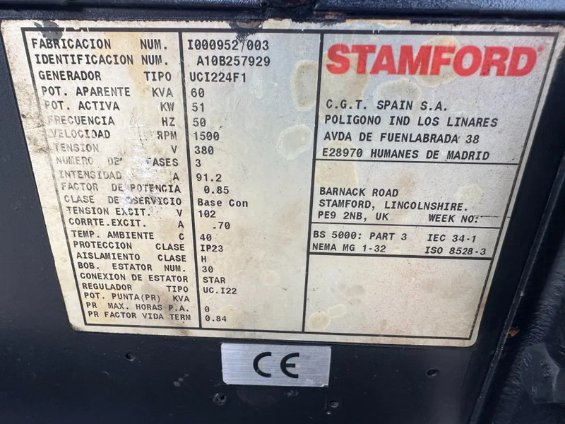 Generatorski set Iveco FPT NEF45 SM1A.A0 Stamford 60 kVA generatorset: slika Generatorski set Iveco FPT NEF45 SM1A.A0 Stamford 60 kVA generatorset Generatorski set Iveco FPT NEF45 SM1A.A0 Stamford 60 kVA generatorset: slika Generatorski set Iveco FPT NEF45 SM1A.A0 Stamford 60 kVA generatorset