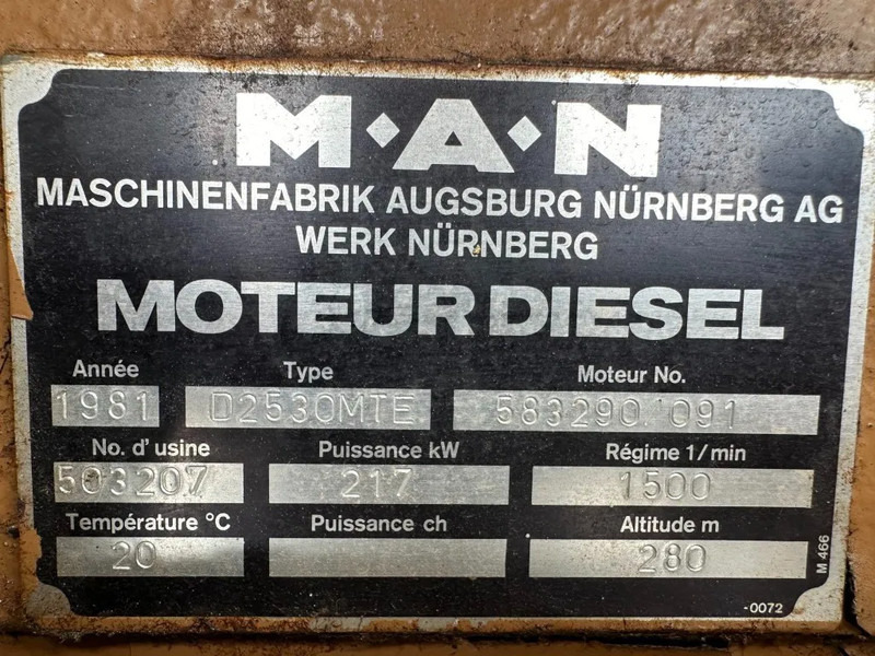 MAN D2530 MTE unelec 220 kVA Noodsroom Generatorset ex Emergency - Generatorski set: slika MAN D2530 MTE unelec 220 kVA Noodsroom Generatorset ex Emergency - Generatorski set MAN D2530 MTE unelec 220 kVA Noodsroom Generatorset ex Emergency - Generatorski set: slika MAN D2530 MTE unelec 220 kVA Noodsroom Generatorset ex Emergency - Generatorski set