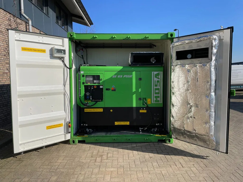 Generatorski set MOSA Hybride Perkins 66 kVA / 80 KWh accupakket: slika Generatorski set MOSA Hybride Perkins 66 kVA / 80 KWh accupakket