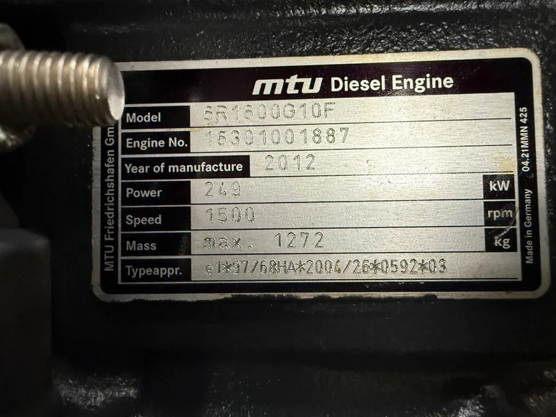 MTU 6R1600 G10F Himoinsa Mecc Alte Spa 315 kVA Silent generatorset Stage 3A - Generatorski set: slika MTU 6R1600 G10F Himoinsa Mecc Alte Spa 315 kVA Silent generatorset Stage 3A - Generatorski set MTU 6R1600 G10F Himoinsa Mecc Alte Spa 315 kVA Silent generatorset Stage 3A - Generatorski set: slika MTU 6R1600 G10F Himoinsa Mecc Alte Spa 315 kVA Silent generatorset Stage 3A - Generatorski set