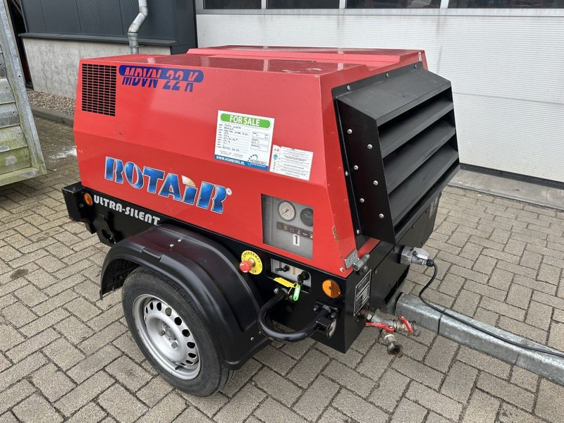 Rotair MDVN 22 K Kubota 2000 L / min 6.5 Bar Mobiele Diesel Compressor as New ! - Zračni kompresor: slika Rotair MDVN 22 K Kubota 2000 L / min 6.5 Bar Mobiele Diesel Compressor as New ! - Zračni kompresor Rotair MDVN 22 K Kubota 2000 L / min 6.5 Bar Mobiele Diesel Compressor as New ! - Zračni kompresor: slika Rotair MDVN 22 K Kubota 2000 L / min 6.5 Bar Mobiele Diesel Compressor as New ! - Zračni kompresor