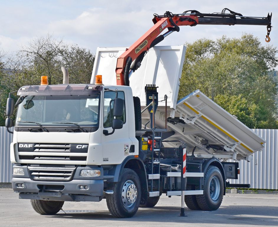 DAF CF 75.310 Kipper 4,30 m* KRAN * TOPZUSTAND - Kamion s kranom, Kiper: slika DAF CF 75.310 Kipper 4,30 m* KRAN * TOPZUSTAND - Kamion s kranom, Kiper DAF CF 75.310 Kipper 4,30 m* KRAN * TOPZUSTAND - Kamion s kranom, Kiper: slika DAF CF 75.310 Kipper 4,30 m* KRAN * TOPZUSTAND - Kamion s kranom, Kiper