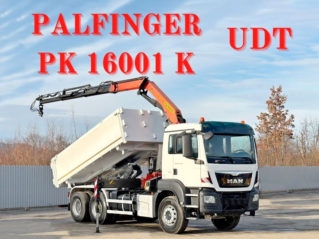 MAN TGS 26.400 * PALFINGER PK 16001 K + FUNK * 6x4 - Kiper, Kamion s kranom: slika MAN TGS 26.400 * PALFINGER PK 16001 K + FUNK * 6x4 - Kiper, Kamion s kranom MAN TGS 26.400 * PALFINGER PK 16001 K + FUNK * 6x4 - Kiper, Kamion s kranom: slika MAN TGS 26.400 * PALFINGER PK 16001 K + FUNK * 6x4 - Kiper, Kamion s kranom